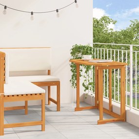 Set da pranzo da giardino 2 pezzi con cuscini in legno massello di acacia