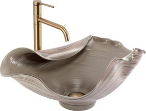 Lavabo da appoggio in ceramica REA HM-17 Handmade ART