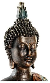 Statua Decorativa DKD Home Decor Buddha Turchese Resina (29 x 20 x 45,5 cm)