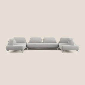 Newton divano panoramico modulare con schienali movibili T07 grigio