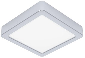 Plafoniera Moderna Fueva 5 In Acciaio Cromo Led Integrato 11W 3000K Ip44