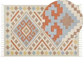Tappeto kilim cotone multicolore 160 x 230 cm ATAN Beliani