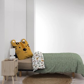 Set copripiumino e federa da bambini in cotone per letto singolo 140x200 cm Tigry – douceur d'intérieur
