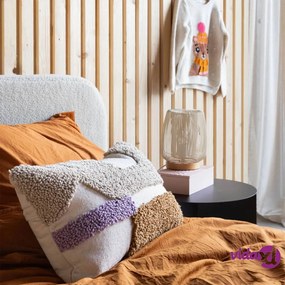 KidsDepot Cuscino Kaya 50x30 cm in Cotone Lilla