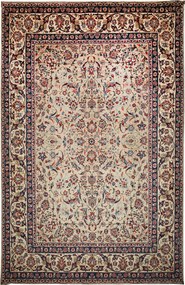 Kashan Tappeto persiano 310 x 480 Beige (Iran) Annodato A Mano