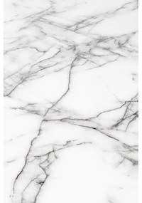 Tavolo da pranzo rotondo con piano in marmo ø 110 cm Floris - White Label