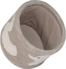 Organizzatore in cotone beige Anatra, ø 16 cm - Kindsgut