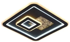 Plafoniera LED dimmerabile LED/110W/230V nero + telecomando