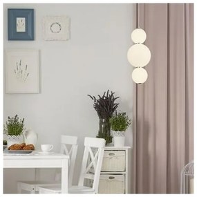 Searchlight 51022-3CC - Lampadario LED su corda SNOWBALL LED/18W/230V