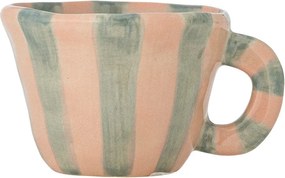 Tazzina per espresso verde chiaro/rosa chiaro in ceramica 110 ml Nini – Bloomingville