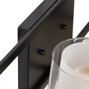 Lampada da parete in bianco e nero - Ixia