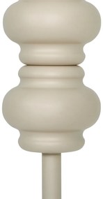 Lampada da terra retrò beige con vetro opaco - Fedde