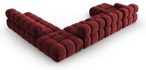 Divano in velluto rosso 379 cm Bellis - Micadoni Home