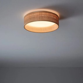 Plafoniera LED Carvi Ø 33 cm beige IP20 cct da bianco caldo a bianco freddo con regolazione di temperatura, 3840 lumen INSPIRE