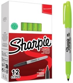 CF12 SHARPIE FINE  F - VERDE LIME