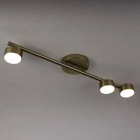 Faretto PUNTO 3xGX53/12W/230V oro