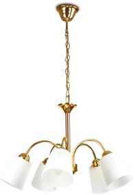 Lampadario 1162 Decorative Colore Oro 40W Mis 60 x 80 cm