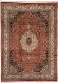 Tabriz Tappeto 250 x 350 Rosso (Indian) Annodato A Mano