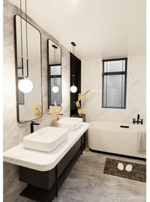 Lampadario a sospensione con filo GLAM 1xE14/10W/230V nero