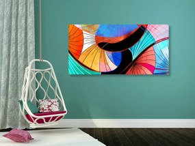 Quadro su tela – Astrazione astratta colorata