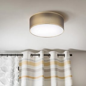 Plafoniera da soffitto SIRJA LED/20W/230V 4000K Ø 35 cm marrone/oro