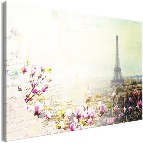 Quadro Postcards from Paris (1 Part) Wide  Colore colorful, Dimensioni e Misure 120x80