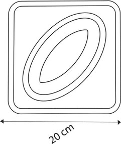Brilagi - Plafoniera LED MODERN MINI, 32 W, 230 V, 3000/4000/6000 K