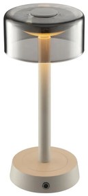 Brilliant - Lampada da tavolo LED a sfioramento dimmerabile ricaricabile RAZOR LED/2,5W/5V 2700K IP44 grigia