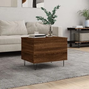 Tavolino Salotto Rovere Marrone 60x44,5x45 Cm Legno Multistrato /