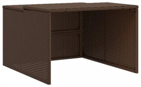 Garage per Robot Tosaerba Marrone 86x90x52/57 cm in Polyrattan