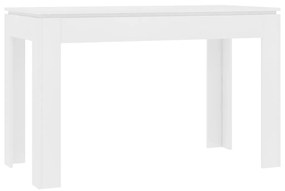 Tavolo da pranzo bianco 120x60x76 cm in legno multistrato