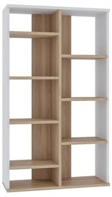 Libreria in rovere bianco/naturale 72x124 cm Keota - Kalune Design
