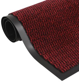 Tappeto Antipolvere Trapuntato Rettangolare 120x180cm Rosso /