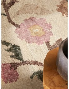 Tappeto color crema in iuta tessuto a mano 200x300 cm Roya Violette – Elle Decoration