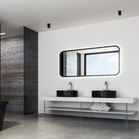 Faretto BIMA 1xGU10/25W/230V tondo nero