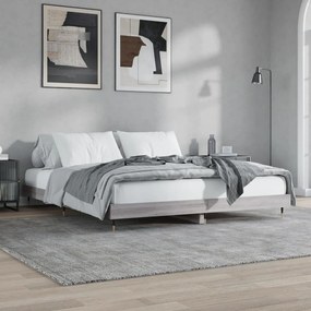Giroletto Senza Materasso Grigio Sonoma 160x200 Cm Truciolato /
