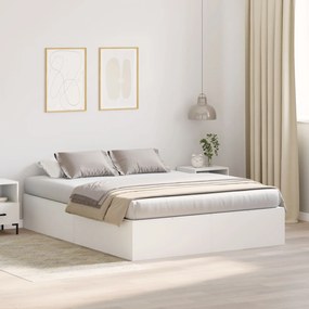 Struttura letto  bianca mdf 140 x 200 cm