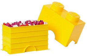 Scatola doppia gialla per l'immagazzinamento - LEGO®