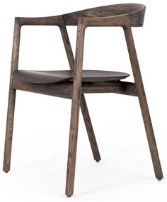 Sedia da pranzo in rovere marrone Muna - Gazzda