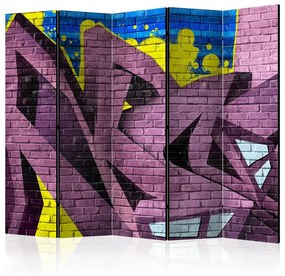 Paravento  Street art  graffiti II [Room Dividers]  Colore ---, Dimensioni e Misure 225x172