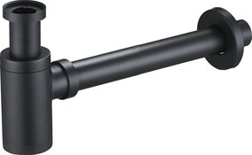 Mexen mezze sifone da lavabo rotondo, nero antico - 79950-79