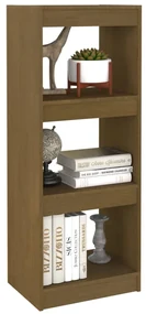 Libreria/divisorio miele 40x30x103,5 cm legno massello di pino