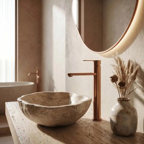 Rubinetto da bagno Rea Arcos Brush Copper