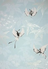 Tapete Grove Garden von Osborne and Little - Turquoise