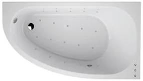 Vasca idromassaggio angolare Tripoli Elegance bianco 160 x 160 cm 16 bocchette SANYCCES
