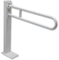 Barra di sostegno ribaltabile per bagno disabili (a colonna) - Lunghezza: 65 cm