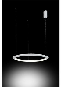 Lampadario Moderno Delta LED bianco, in alluminio, 3420 LM, NOVECENTO