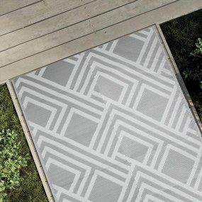 Tappeto Da Esterni Arakıl Grigio 120x180 Cm İn Pp /