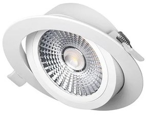 Lampada LED da incasso LED/6W/230V 3000K diametro 8,5 cm bianco