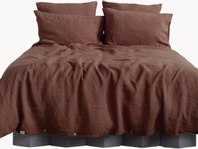 Set di 2 biancheria da letto in lino Chocolate